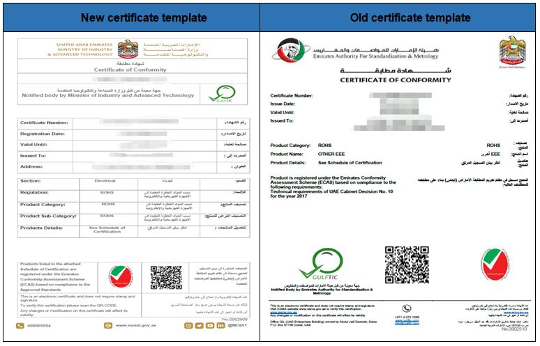 Nicotine limit 20mg/ml vape MoIAT compliance UAE safety mark certification - UAE ESMA Changes To MoIAT-Bay Area Compliance Laboratories Corp.