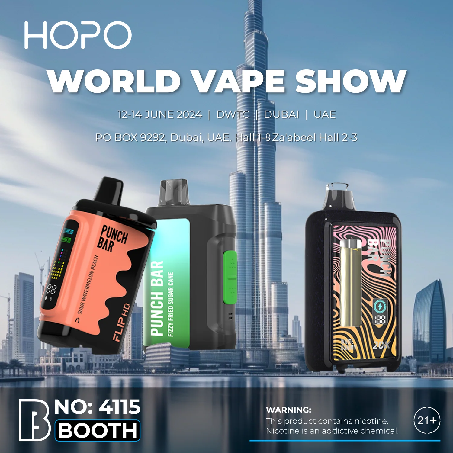 vape Dubai Global Village Expo City, electronic cigarette Dubai landmarks - World Vape Show 2024—DUBAI