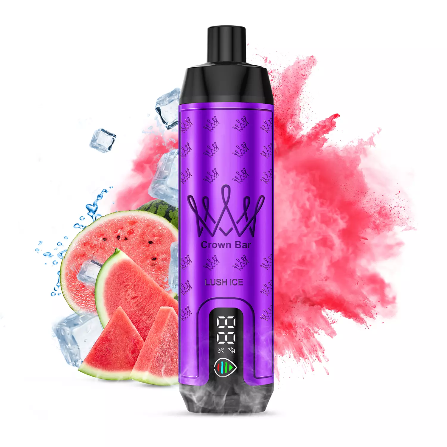 AL Fakher Crown Bar 15000 rechargeable, Type-C vape charging, disposable vape with charging port, long-lasting vape battery - Al Fakhar Crown Bar 15000 Puffs DTL LED Display 5% Low Nicotine ...