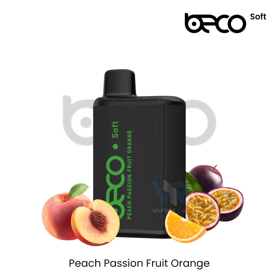 Beco Soft 6000 vape device, silky touch lips, no throat irritation vape, soft cloud vapor - VAPTIO - Beco Soft Disposable | 6000 Puffs