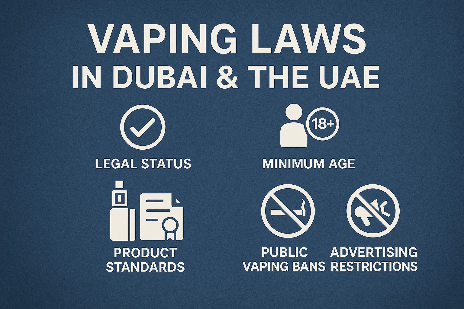 UAE vape regulations, Dubai safety laws, scales of justice and vape, legal compliance vaping UAE - Vaping Laws and regulations in Dubai 2025 - Global Vape Dubai