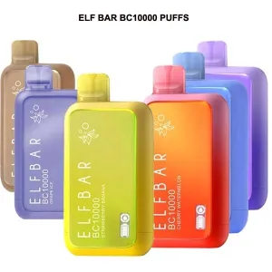 Elfbar BC10000 display screen, vape battery and e-liquid indicator, 10000 puffs disposable vape - Elf Bar BC10000 (10K) 5% 20mg Nicotine Bulk Disposable Vapes ...