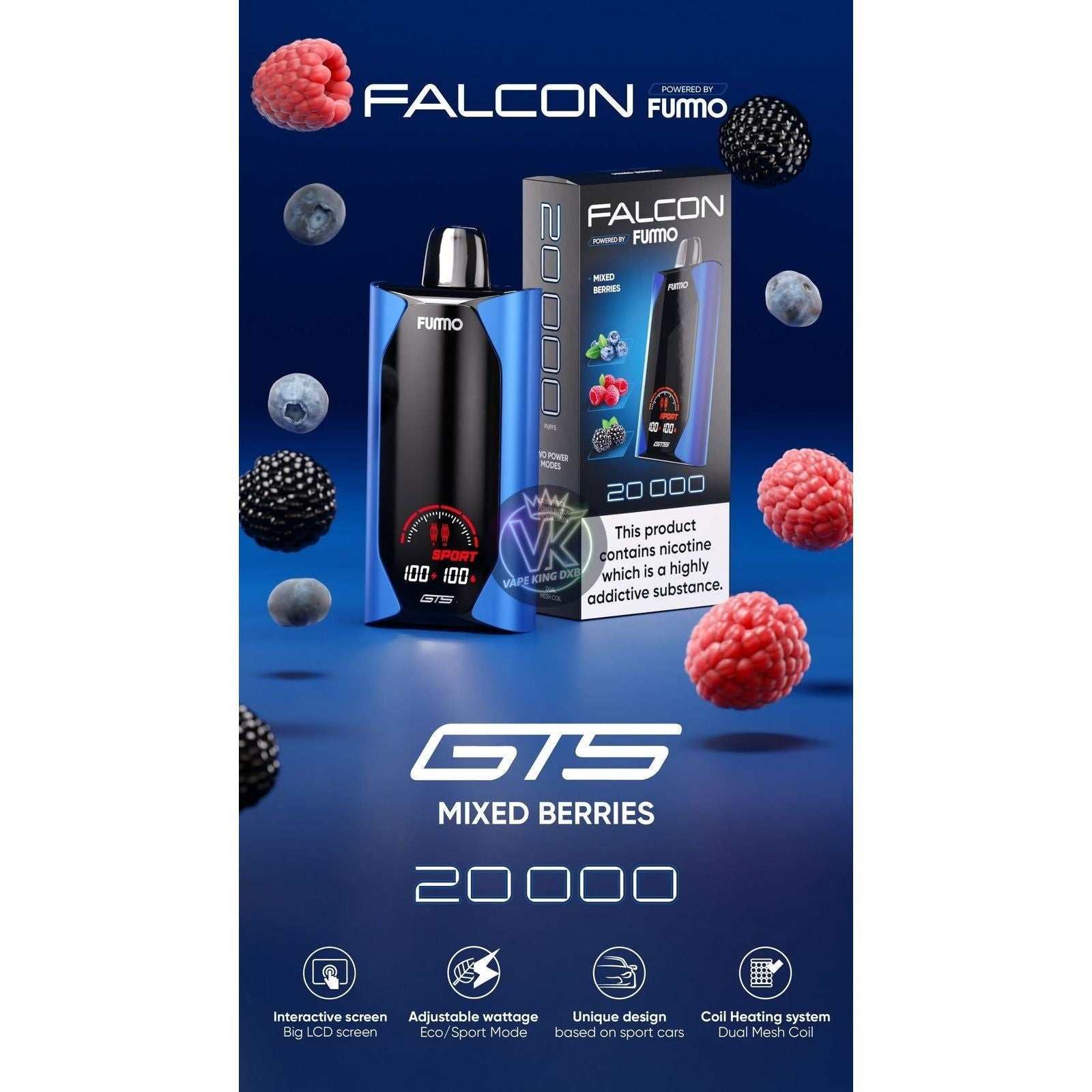 FUMMO - Fummo Falcon 20000 Puffs Disposable Vape with Digital Display ...