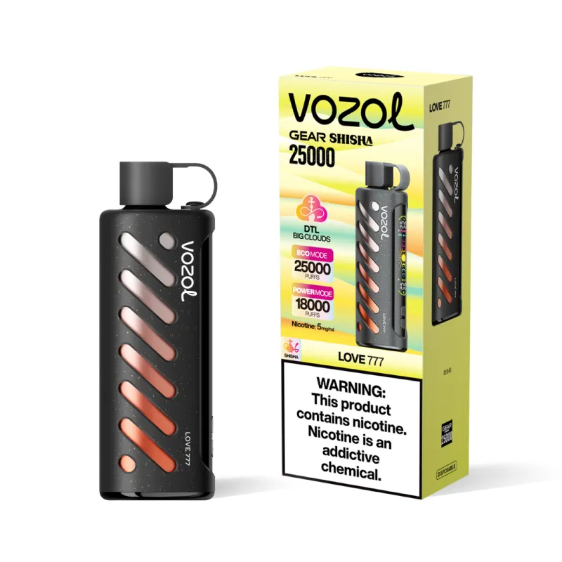 VOZOL Shisha 25000 smart screen display, vape battery and e-liquid indicator, intelligent disposable vape screen - Vozol GEAR SHISHA 25000 | 25k dual mode 25000 puffs, smart screen ...