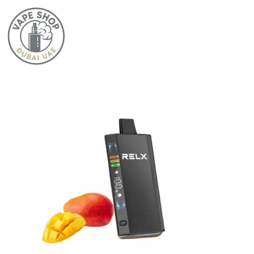 RELX ACE 20000 smart screen display, vape e-liquid level indicator, electronic cigarette battery monitor - RELX Ace 20000 Puffs Price in Dubai | Buy 50mg Vape