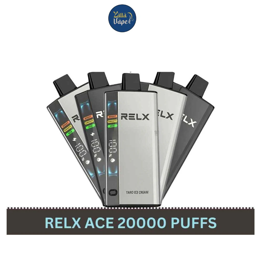 RELX ACE 20000 50mg vape, powerful nicotine hit, rocket power e-cigarette, strong throat hit - RELX Ace 20000 Puffs Disposable Vape In Dubai UAE – YALLA VAPE
