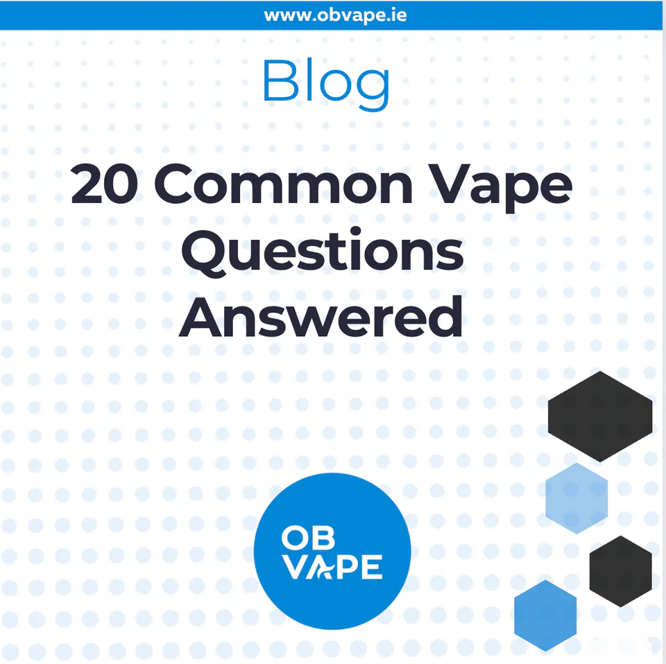 Vape FAQ UAE, questions and answers about vaping, common vape queries, question mark icon - 20 Common Vape Questions Answered | OB Vape