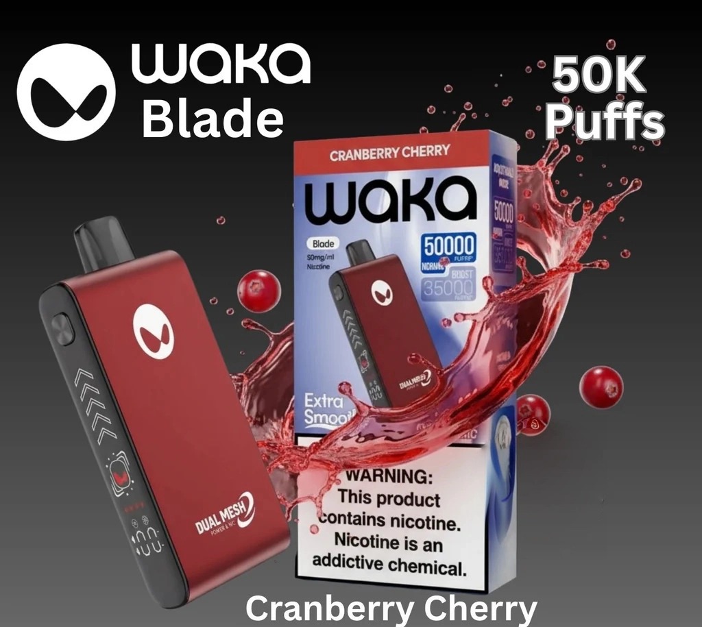 Waka 50000 Puffs vape product image, high capacity disposable vape battery - Waka Blade 50000 Puffs Disposable Vape - Vapico