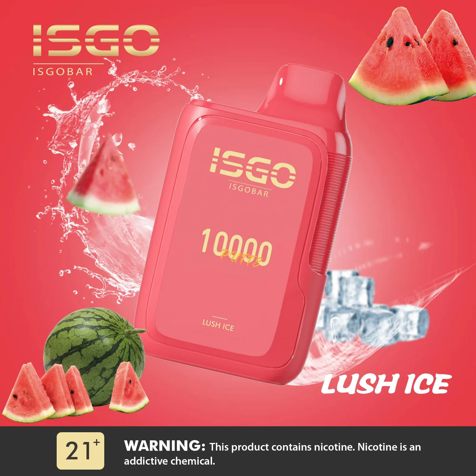 Isgo Bar 10000 Puffs disposable vape, Reliable Isgo Bar vape, Affordable high puff vape - ISGO BAR 10000 Puffs Disposable Vape in UAE