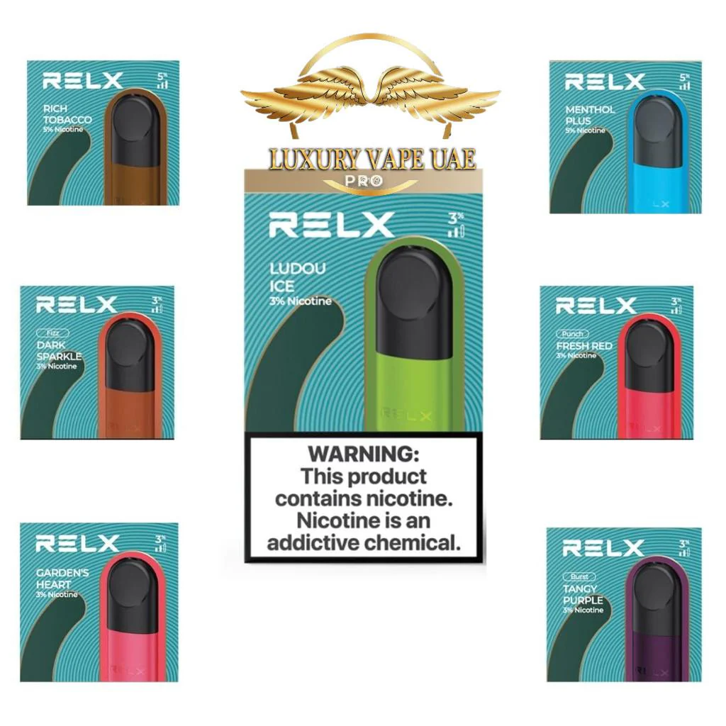 RELX premium vaping technology, elegant e-cigarette Dubai, luxury vape lifestyle UAE - BUY RELX ESSENTIAL PODS DUBAI UAE – Luxury Smoke AE