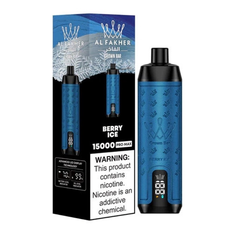 AL Fakher Crown Bar 15000, innovation award trophy, disposable vape of the future, 2025 vape innovation - AL Fakher Crown Bar 15K 15000 Puffs Pro Max Disposable Vape 22ml ...