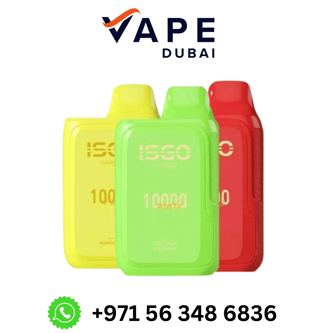 Isgo Bar 10000 Puffs disposable vape, practical vape device Isgo, robust nicotine hit vape - ISGO BAR 10000 Puffs DISPOSABLE VAPE ||