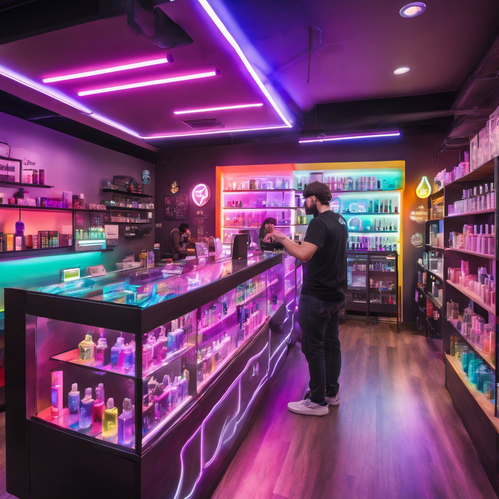 Expert vaper lifestyle, high-end vape experience, sophisticated vaping city lights, luxurious mood - Flavorful Luxury: The Best Disposable E-Cigarette Brands to Know ...