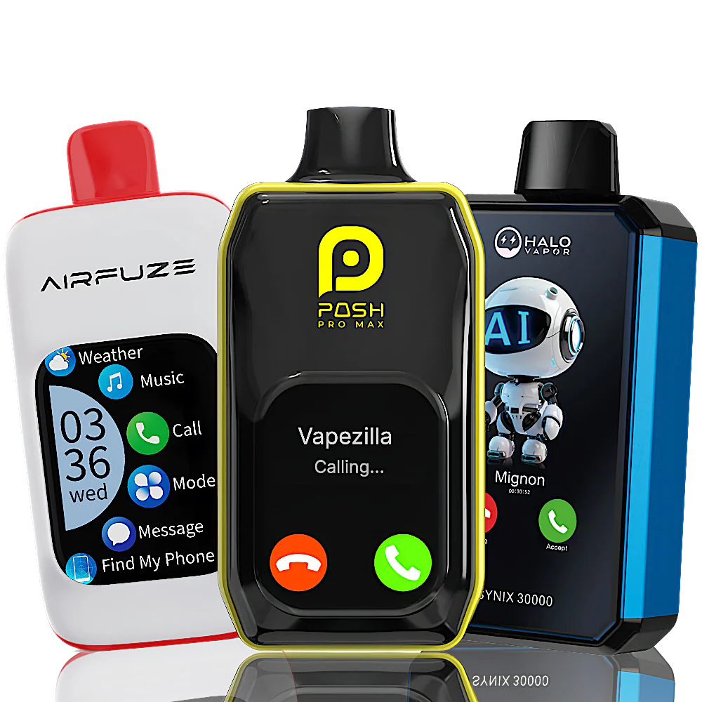 Vape smart screen battery e-liquid indicator display interface - Smart Vapes with Phone Connectivity | Advanced Features