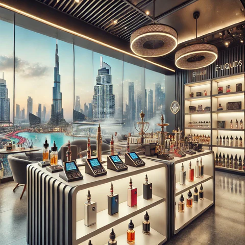 RELX MCi shisha experience Dubai, luxury vape cafe setting, modern hookah alternative UAE - Discover the Best Vaping and Shisha Products in Downtown Dubai | Vape