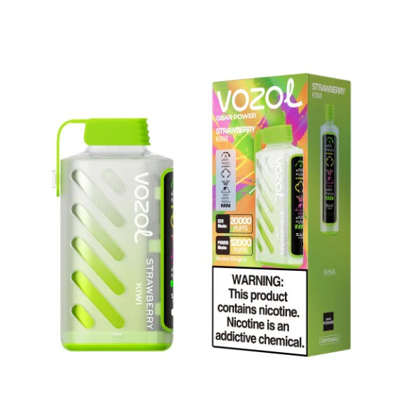 Vozol Gear 20000 mouthpiece protective cover, hygienic vape design feature, clean vape tip, anti-dust mouthpiece - Vozol Gear Power 20000 Puffs Disposable Vape 20mL - $7.99