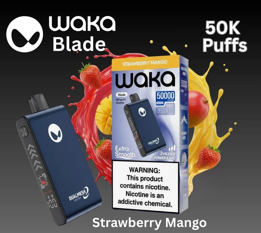 Waka 50000 Puffs vs Elfbar 30000 Puffs comparison Dubai, vape value battle UAE, disposable vape savings price shock - Waka Blade 50000 Puffs Disposable Vape by Waka | Vape Zozo