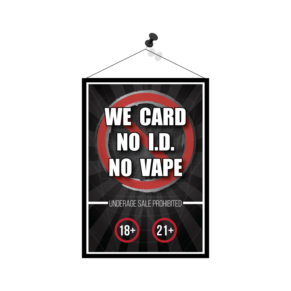 Vaping legal age 18+ UAE ID check, age restricted electronic cigarette sale - No2Minors | Ruthless Vapor Corporation